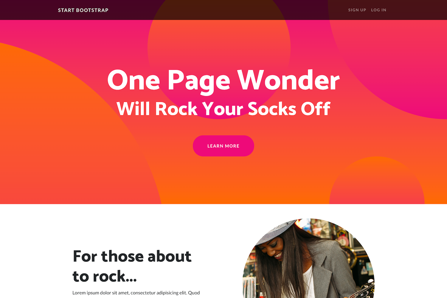 ONE PAGE ΣΕΛΙΔΑ ONE PAGE